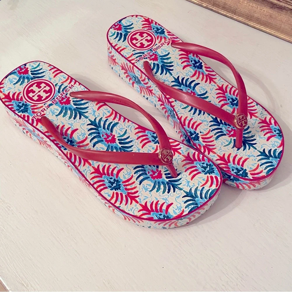 Tory Burch platform, Flipflops Sandals Sizev 7.5 ~8 Women